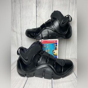 Men’s Size 10 Nike LeBron James IV 4 Blackout Black Anthracite FJ1597-001 NEW
